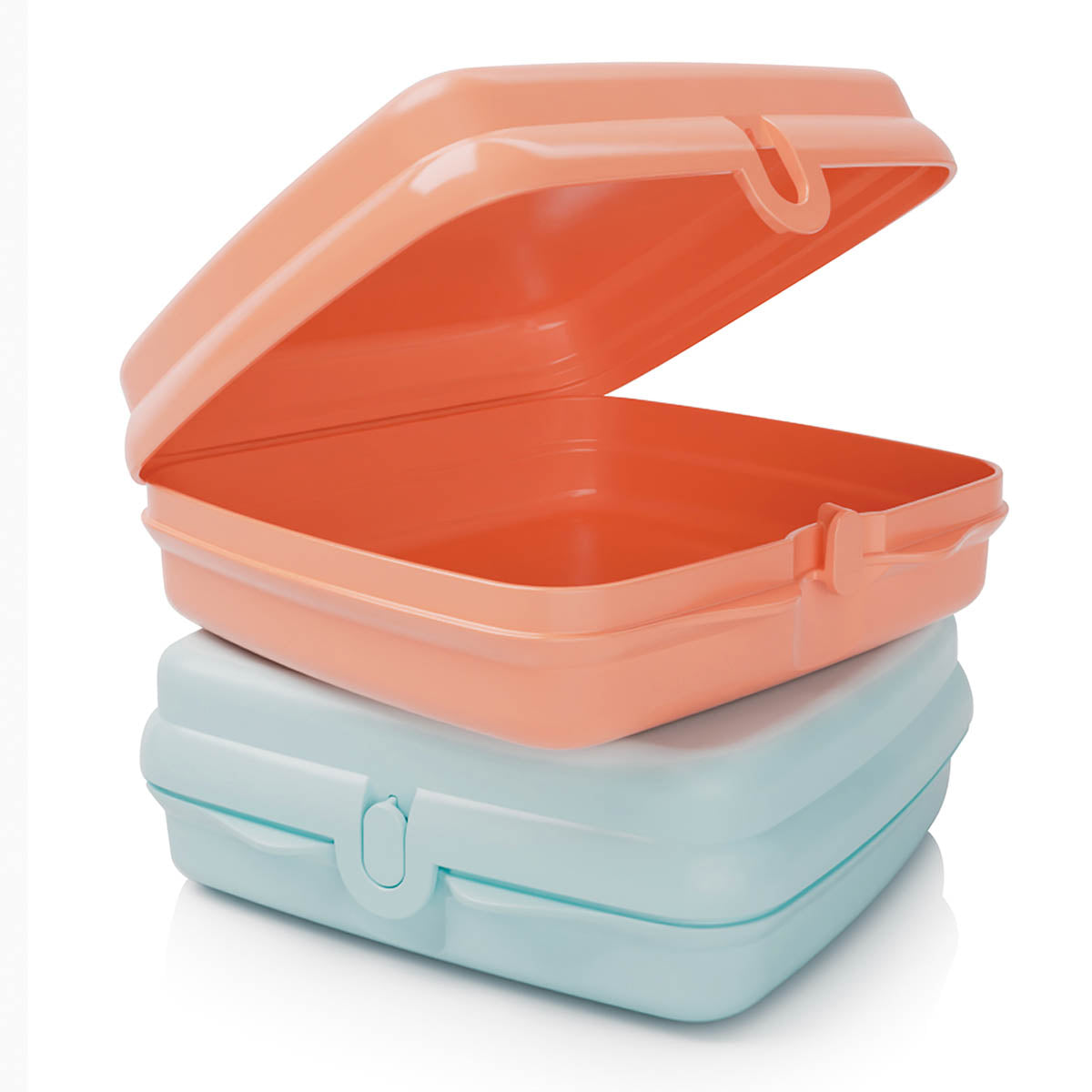 Tupperware? Sandwich Keepers - 2 Easy-Open Lunch Boxes for Kids - Image 3