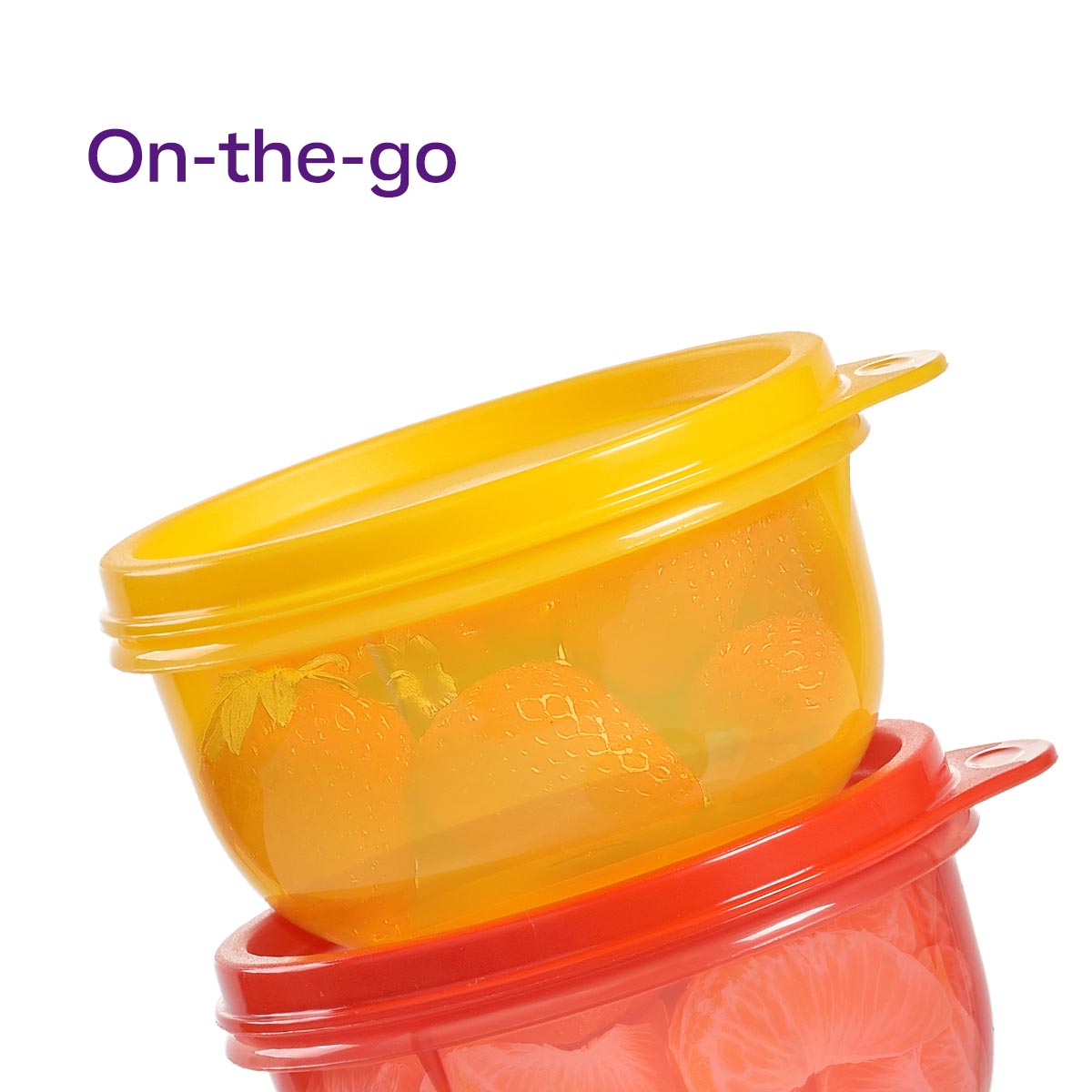 Tupperware? Ideal Lit'l Bowls | Kids Snack Storage | Set of 4 with Lids - Image 3