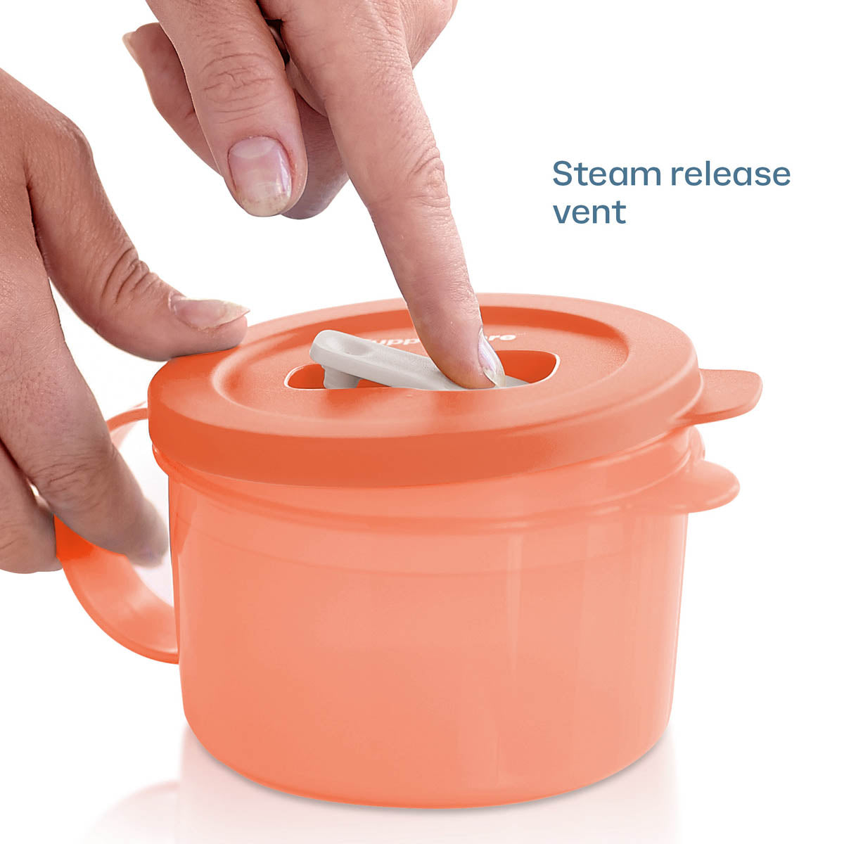Tupperware CrystalWave? PLUS Microwave Soup Mug | Set of 2 | Leakproof Lunch Container - Image 3