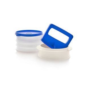 Tupperware? Hamburger Press & Keepers Set | Large Patty Mold & Storage