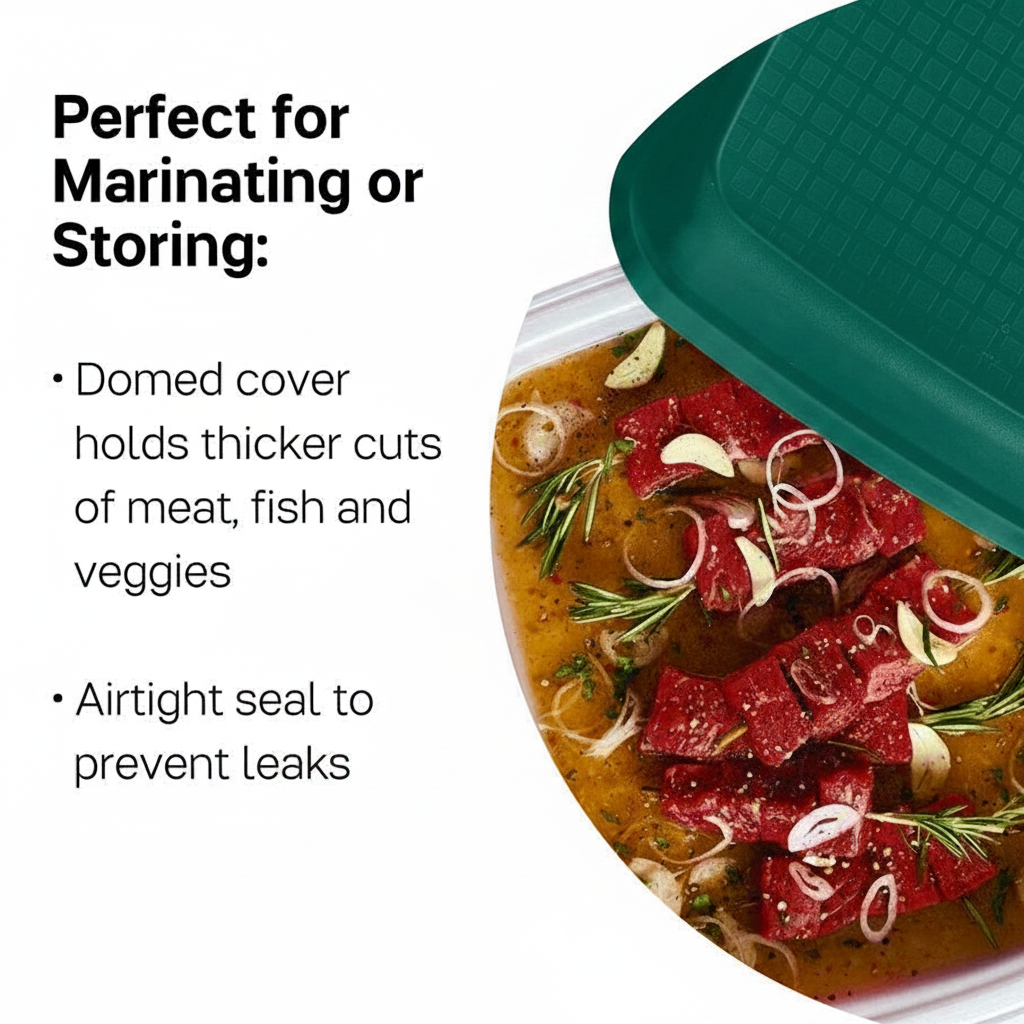 Tupperware? Season-Serve? Marinating & Food Storage Container with Lid - Image 4