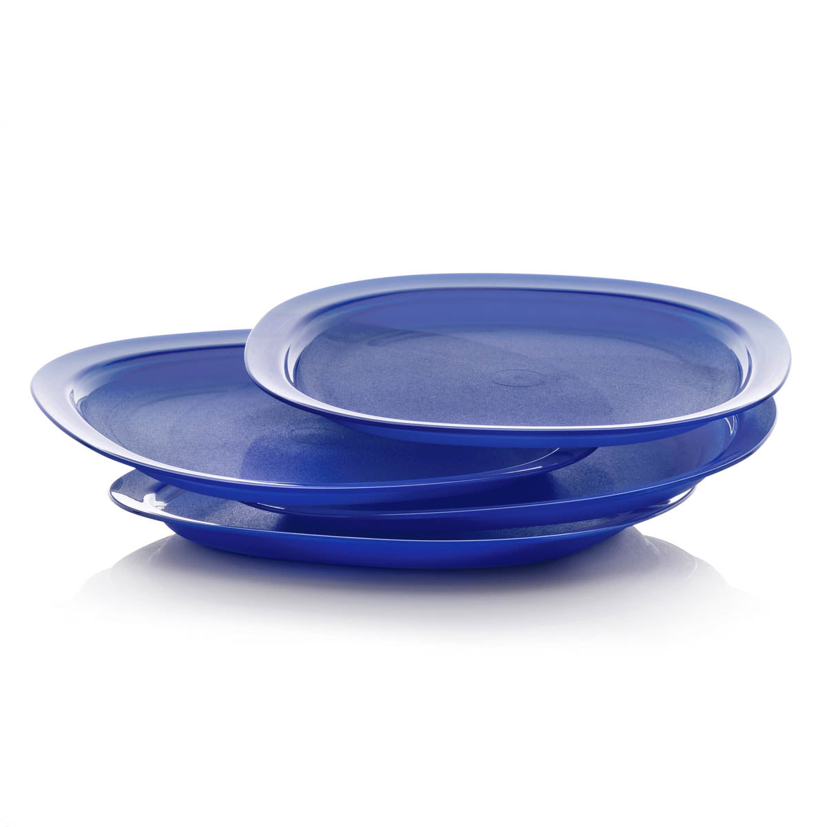 Tupperware? Microwave Reheatable Luncheon Plates | Reusable. Set of 4