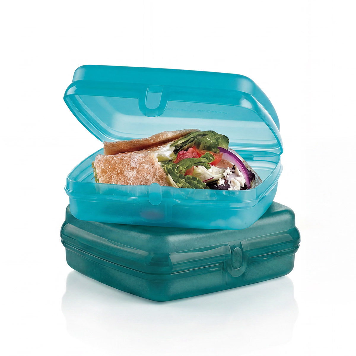 Tupperware? Sandwich Keepers - 2 Easy-Open Lunch Boxes for Kids - Image 2