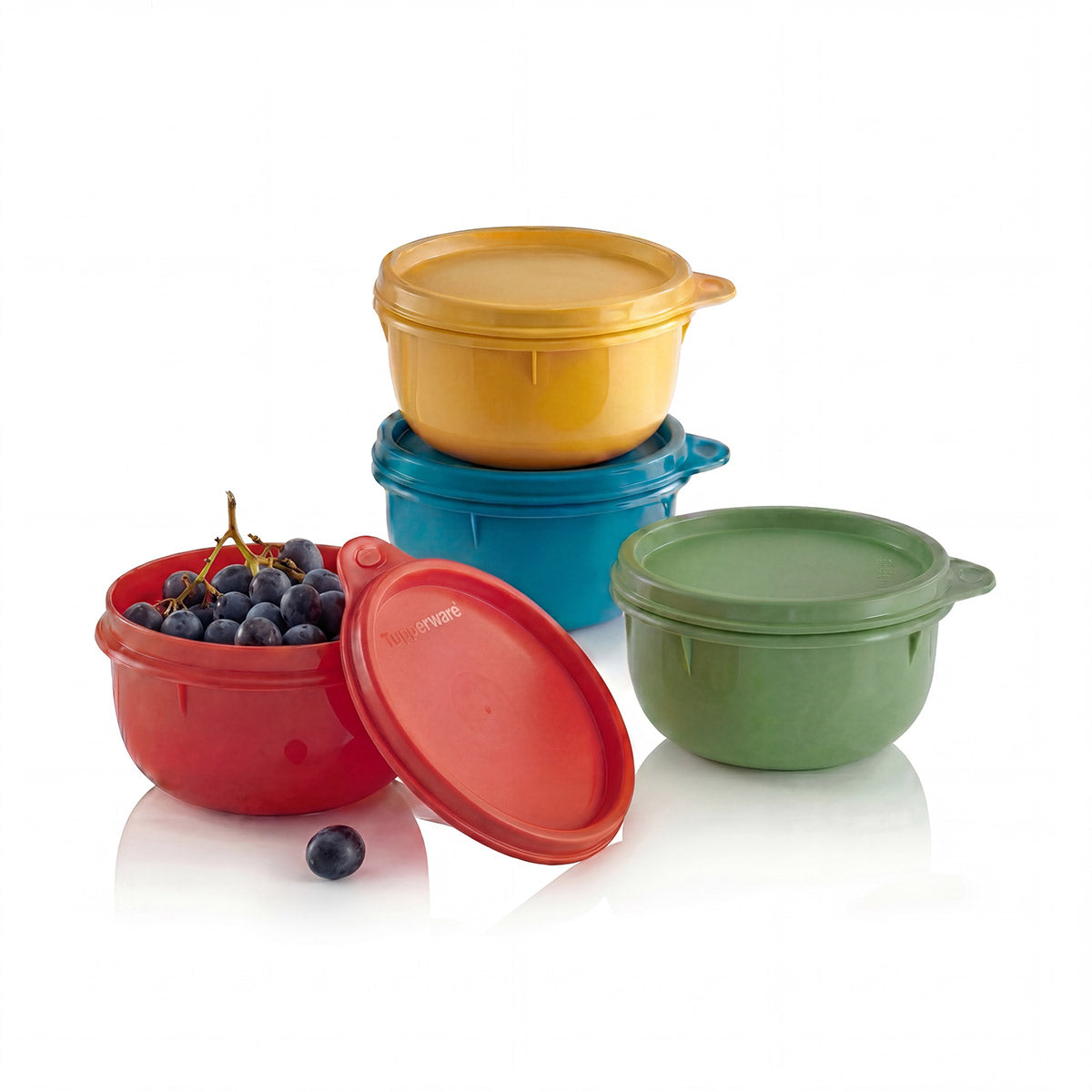 Tupperware? Ideal Lit'l Bowls | Kids Snack Storage | Set of 4 with Lids