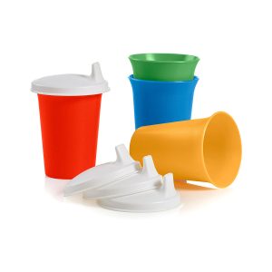 Tupperware? Bell Tumblers & Sipper Seal? Set | 4 Toddler Sippy Cups with Lids