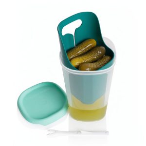 Tupperware? One Touch Fresh Pick Me Up | Easy Pickle Access | 1.25 L / 5? Cups