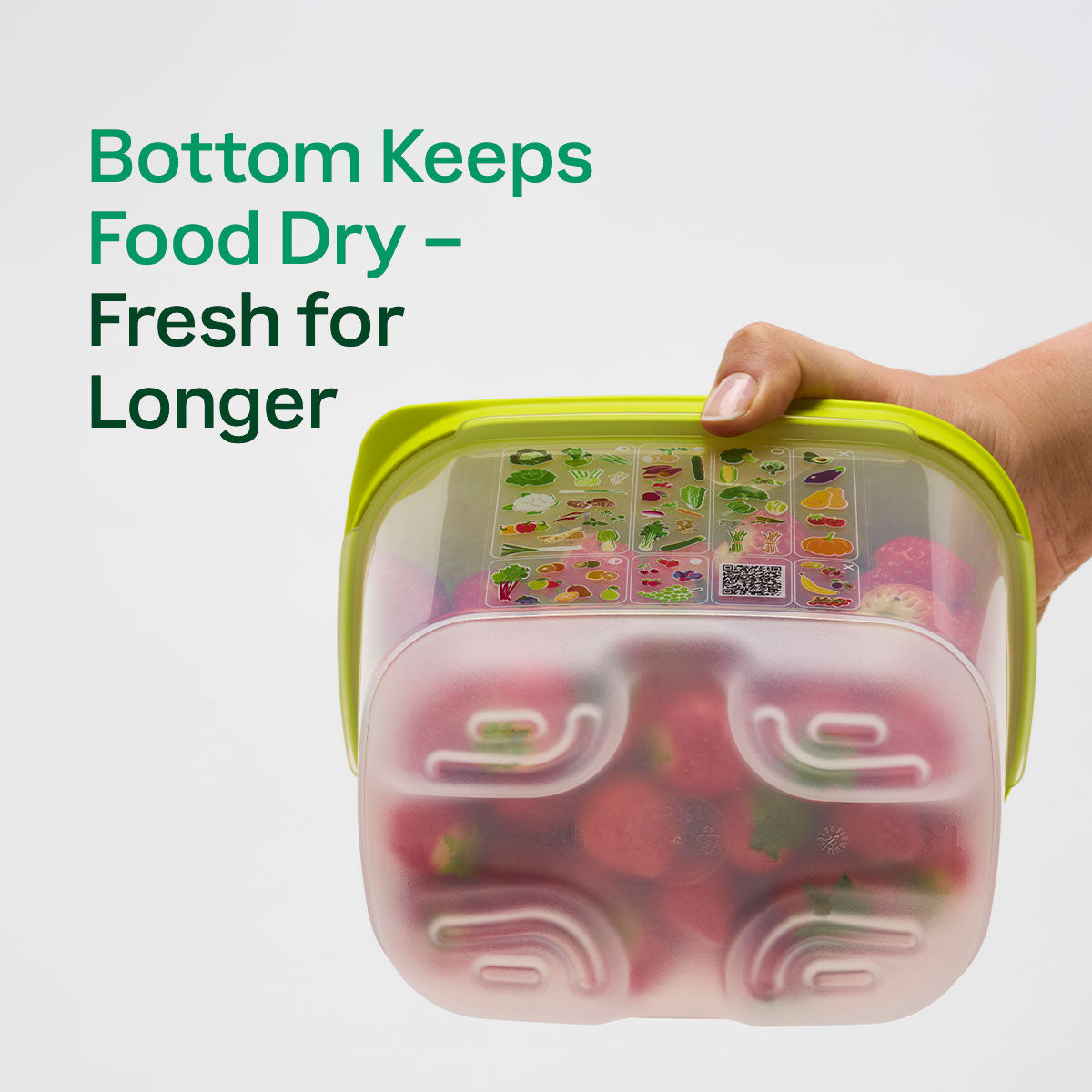Tupperware? FridgeSmart? Medium Deep | Produce Storage Container With Lid - Image 8