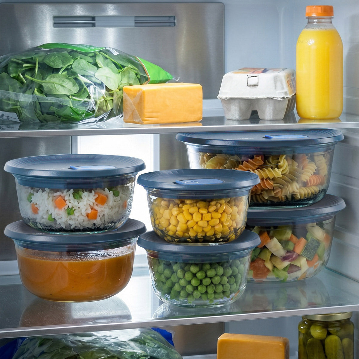 Tupperware Voila? Glass Food Storage Container | Round Medium - Image 2