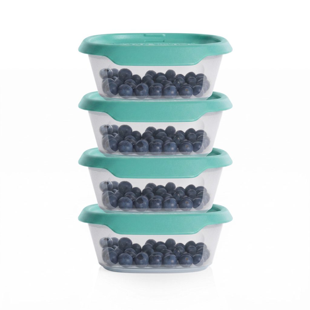 One Touch Fresh? Small Square Set | Meal Prep & Food Storage Containers