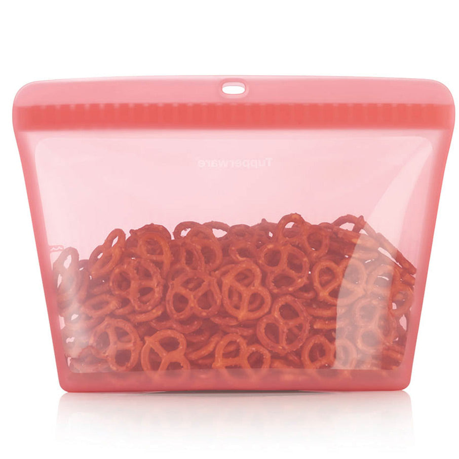 Tupperware? Ultimate Silicone Stand-Up Bag | X-Large. Reusable. Leakproof